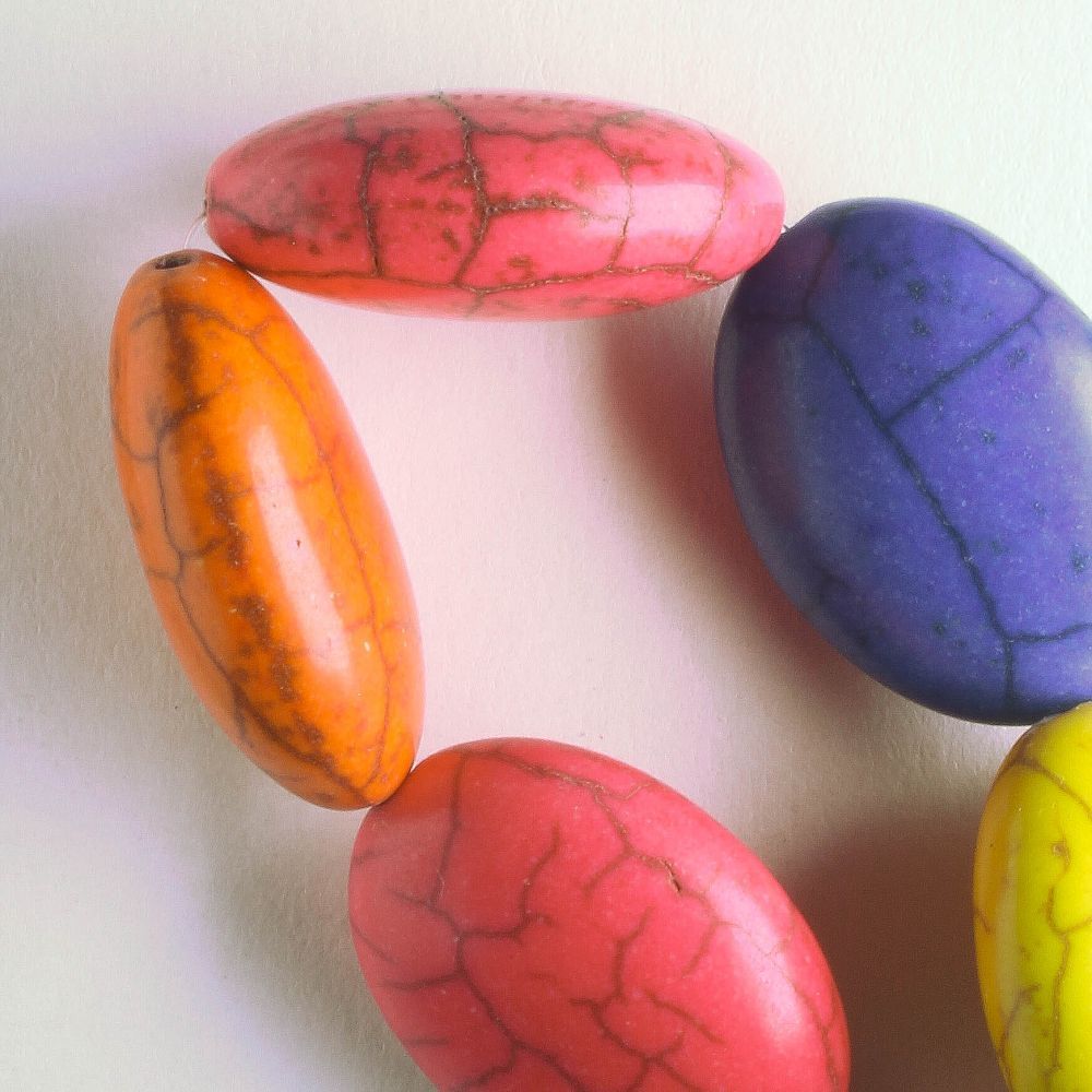 Imitation Howlite - 8" strand