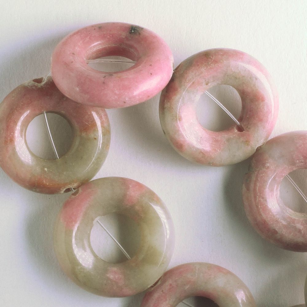 Rhodonite - 8" strand