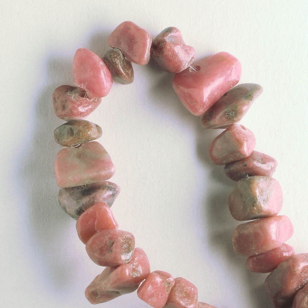 Rhodonite - 8" strand