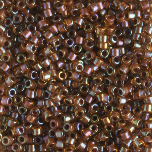 DB0287 Color Lined Dark Amber Yellow