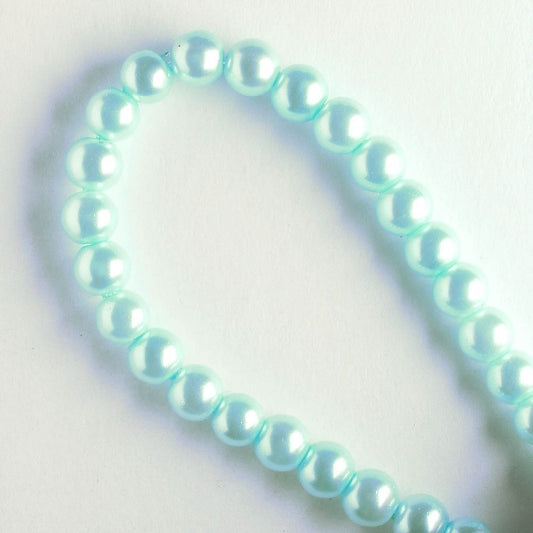 4mm Glass Pearls - 8" strand