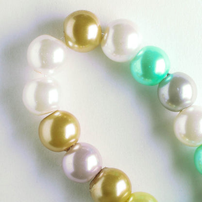 8mm Glass Pearls - 8" strand