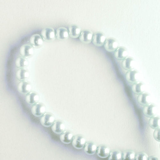3mm Glass Pearls - 8" strand