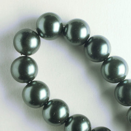 8mm Glass Pearls - 8" strand