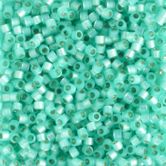 DB0627 Silver Lined Opal Aqua Green