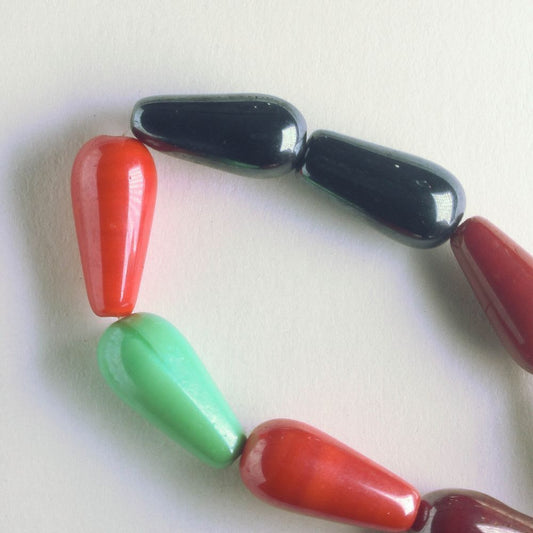 Glass Beads - 8" strand