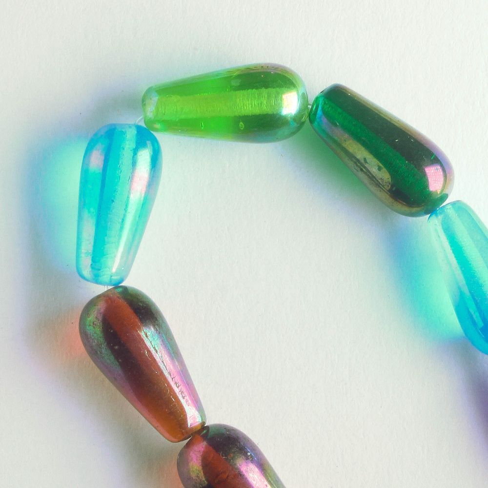 Glass Beads - 8" strand