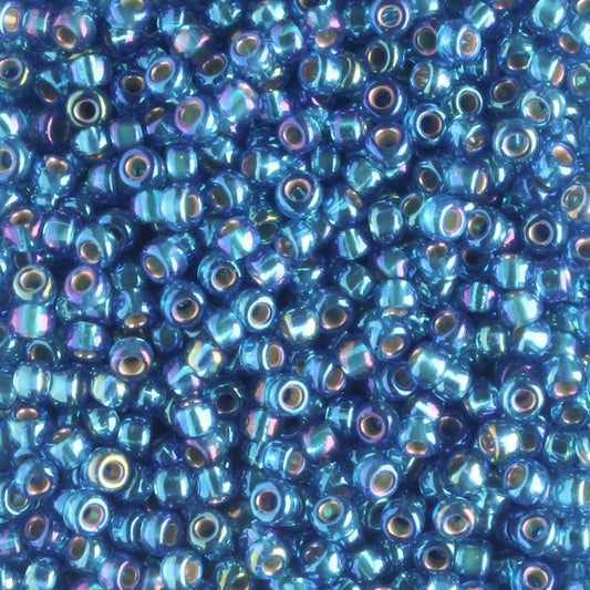 11-1025 Silver Lined Capri Blue AB - 10 grams