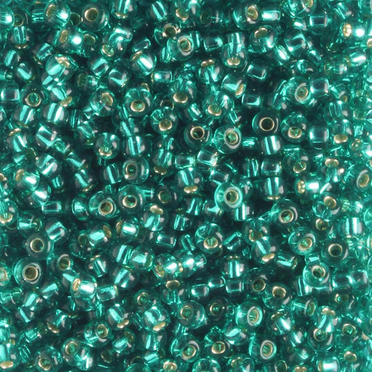 11-2425 Silver Lined Dark Teal - 10 grams