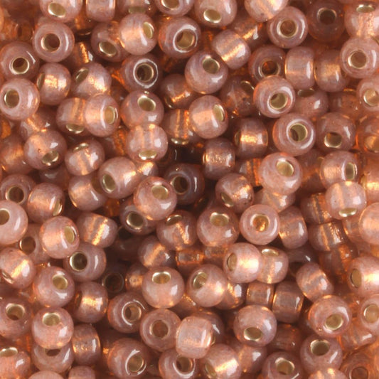 8-0641 Silver Lined Dyed Rose Bronze