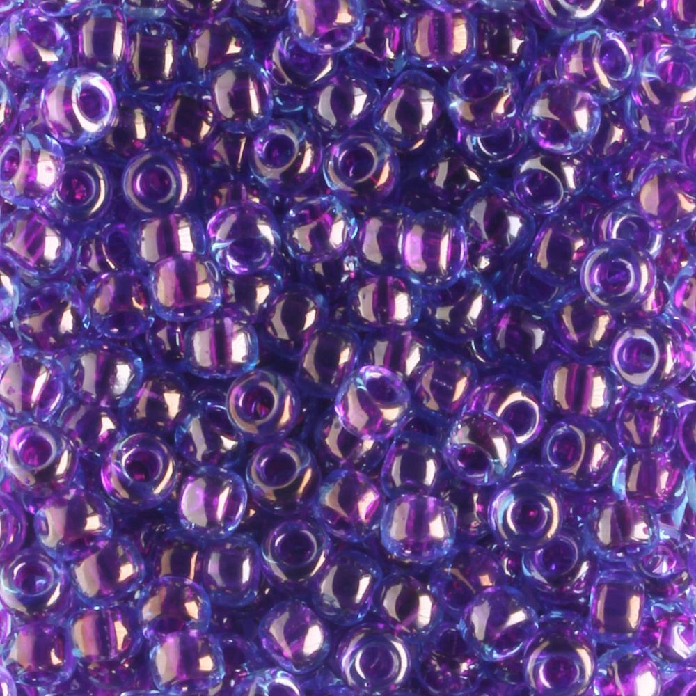 8-0352 Raspberry Lined Aqua - 10 grams