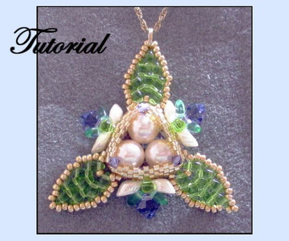Trillium Pendant Pattern - PDF