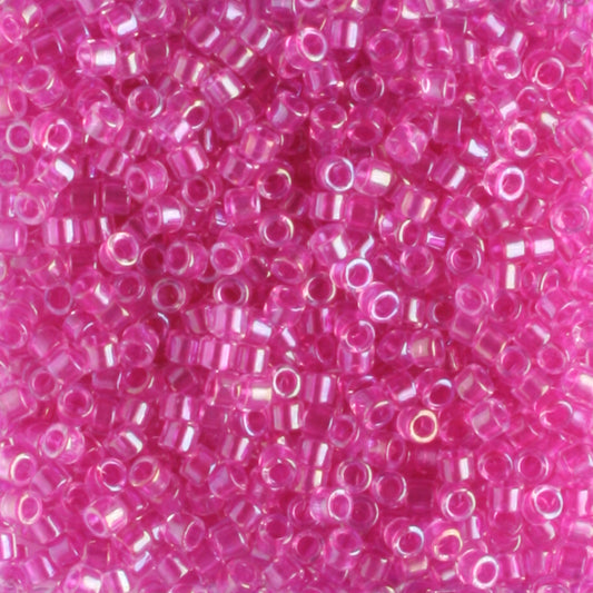 DB0074 Medium Fuschia Lined Crystal