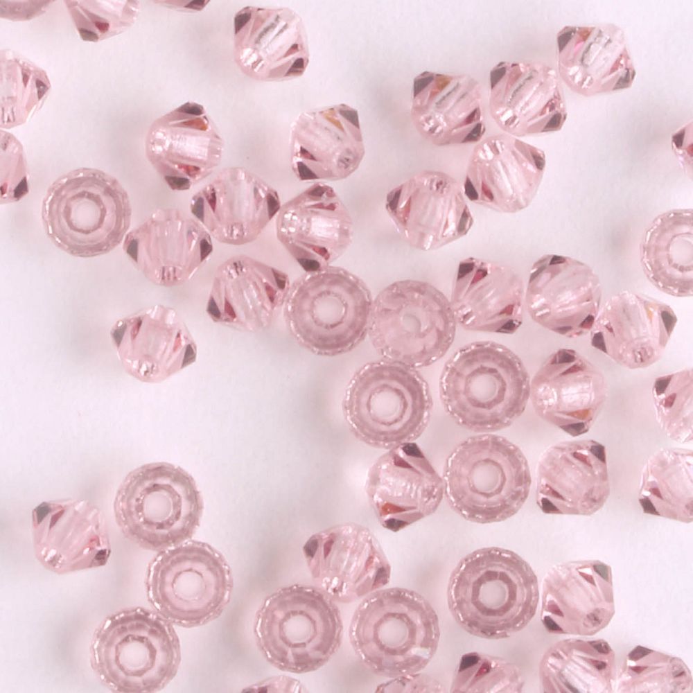 3mm Bicone Light Amethyst - 48 beads
