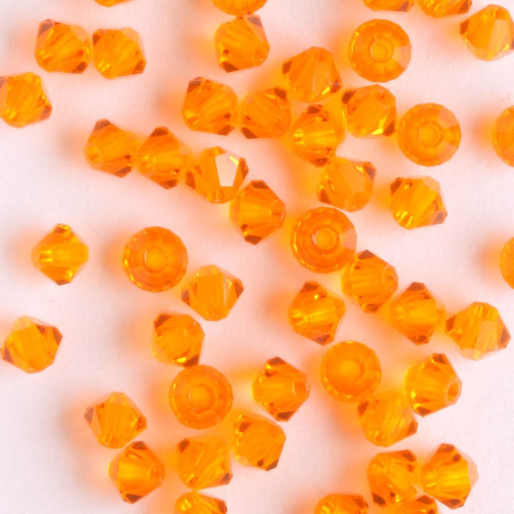 3mm Bicone Sun - 48 beads