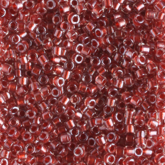DB0924 Sparkling Cranberry Lined Crystal