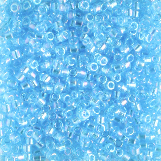 DB1249 Transparent Rainbow Tide Pool Blue