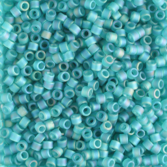 DB1283 Transparent Matte Rainbow Tropical Teal