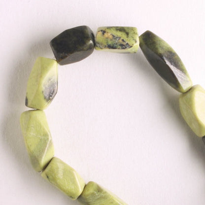 Yellow Jade - 8" strand