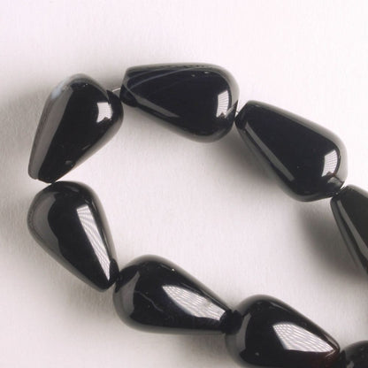 Black Agate - 8" strand