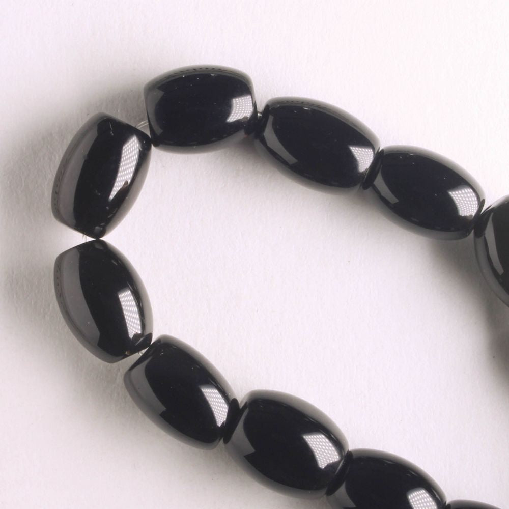 Black Agate - 8" strand