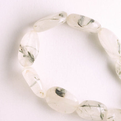 Tourmalated Quartz - 8" strand