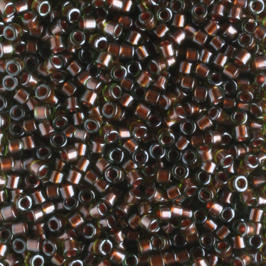DB1710 Pearl Bronze Lined Dark Peridot