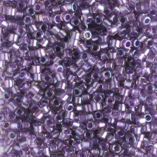 DB1754 Sparkling Rainbow Amethyst Lined Violet - 5 grams