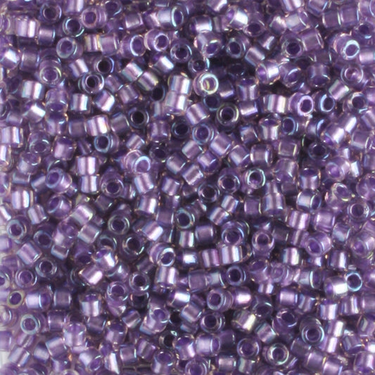 DB1754 Sparkling Rainbow Amethyst Lined Violet