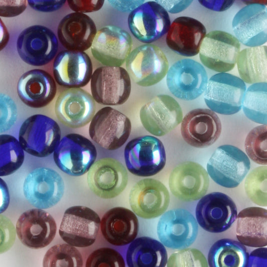 4mm Druk Gemstones Mix - 100 beads