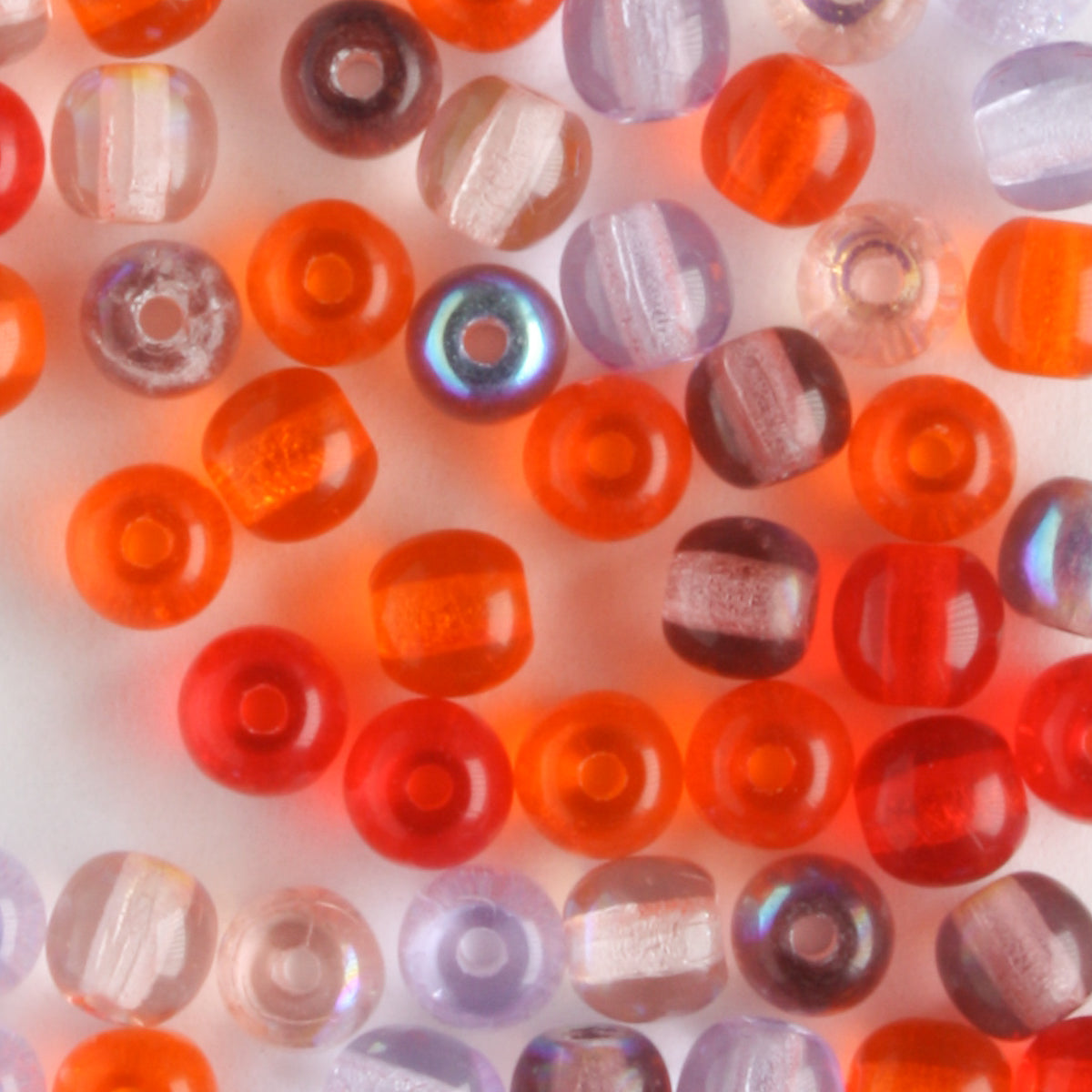 4mm Druk Melonberry Mix - 100 beads