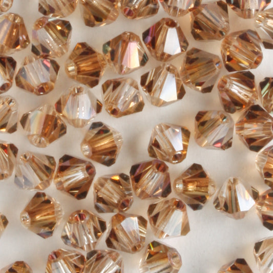 4mm Bicone Crystal Celsian - 48 beads