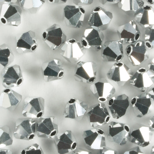 4mm Bicone Crystal Labrador - 48 beads