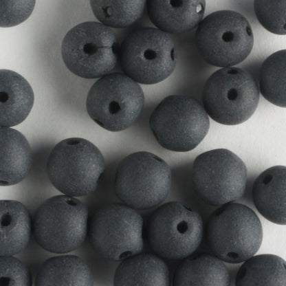 Rounduo Jet Matte - 50 beads