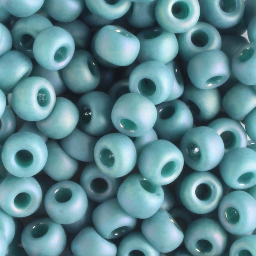 6-4702 Frost Opaque Glaze Rainbow Peacock - 10 grams