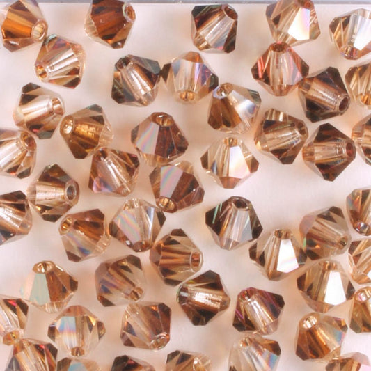 4mm Bicone Crystal Venus - 48 beads