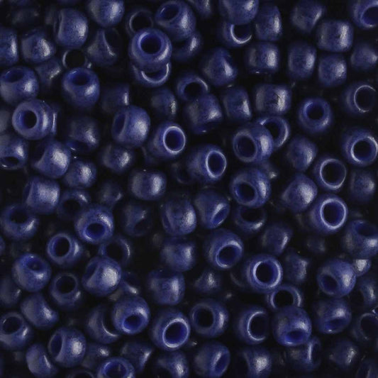 8/0 Semi Glazed Navy Blue - 10 grams
