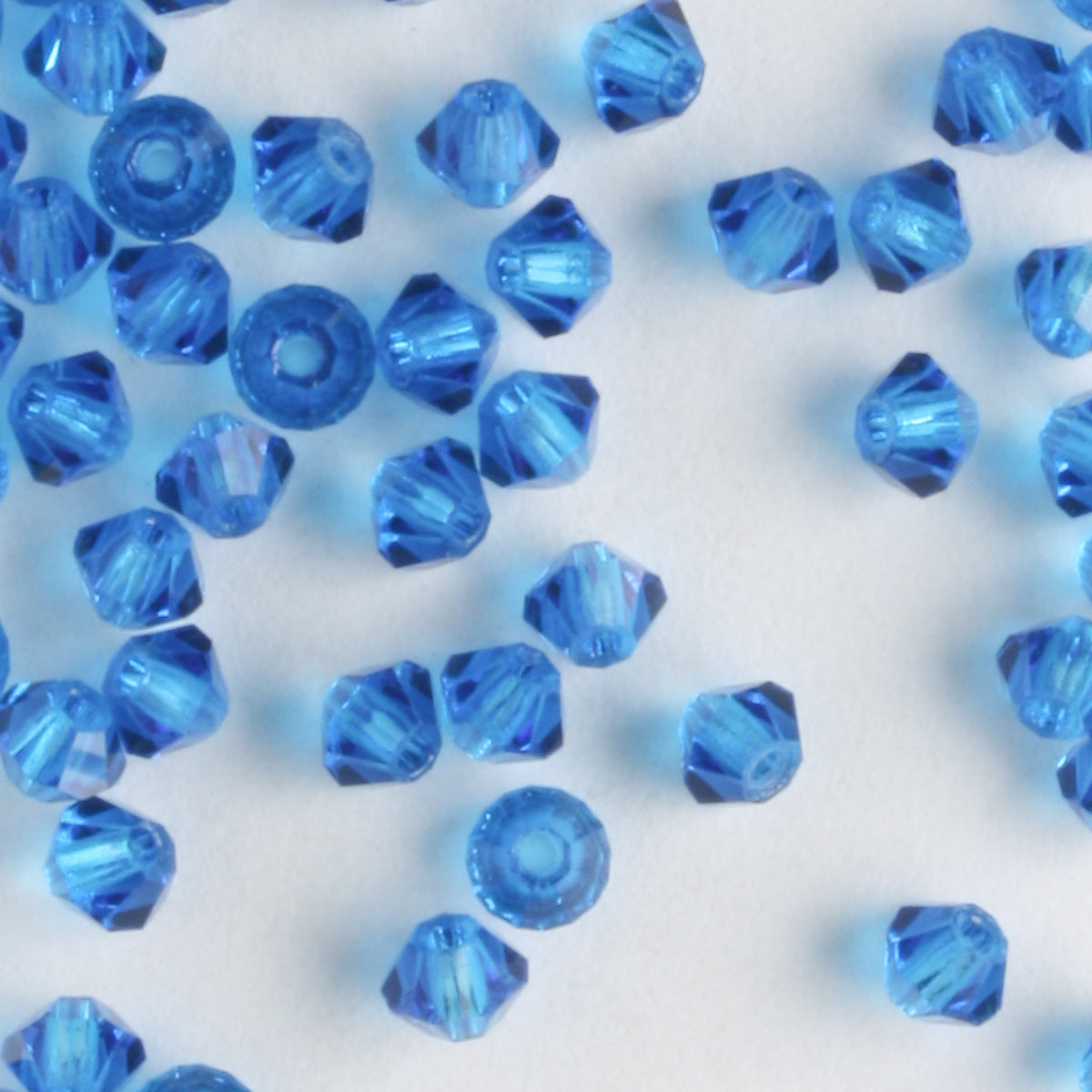 3mm Bicone Capri Blue - 48 beads