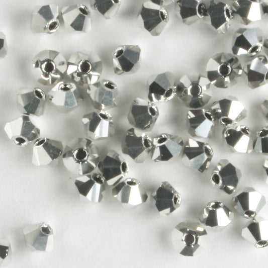 3mm Bicone Crystal Labrador - 48 beads