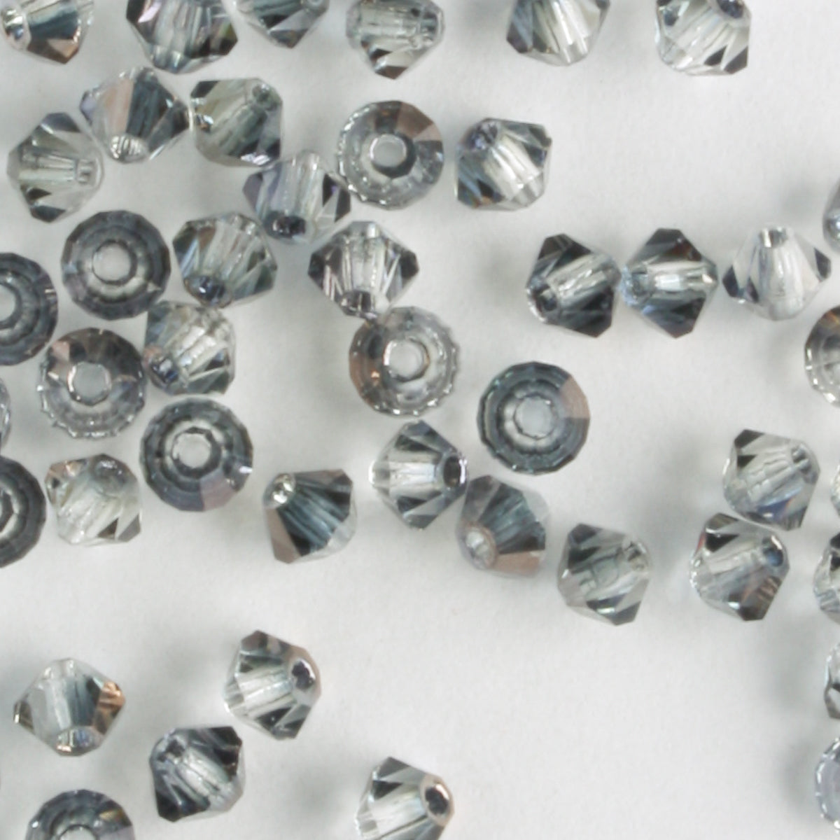 3mm Bicone Crystal Valentine - 48 beads