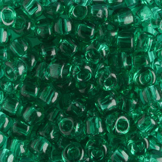 6/0 Transparent Jade Green - 10 grams