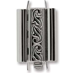 Beadslide Clasp Silver 18mm