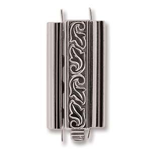 Beadslide Clasp Silver 24mm