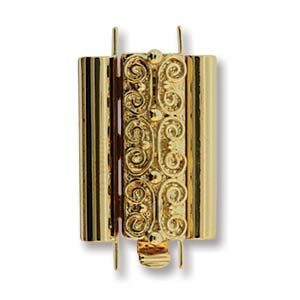 Beadslide Clasp Gold 18mm