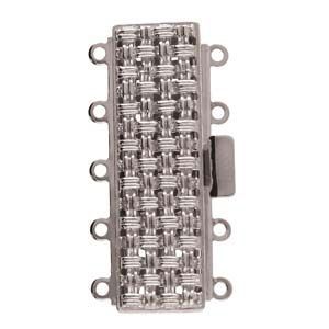 5 Strand Clasp Silver