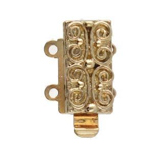 2 Strand Clasp Gold