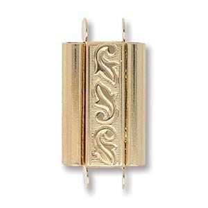 Beadslide Clasp Gold 18mm Magnetic