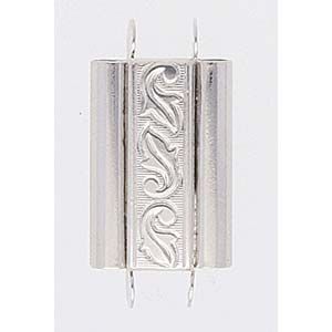 Beadslide Clasp Silver 18mm Magnetic