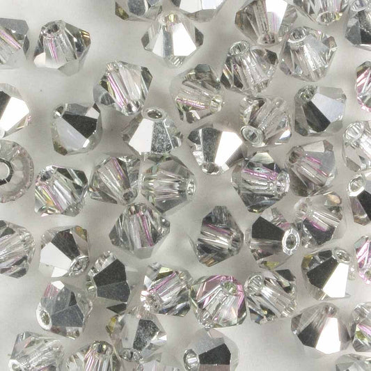 4mm Bicone Crystal Vitrail Light - 48 beads