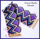 Peyote Shells Bracelet Pattern - PDF